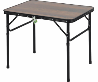 Enero SKLÁDACÍ KEMPINGOVÝ STŮL 75X55X25-59CM DŘEVĚNÝ