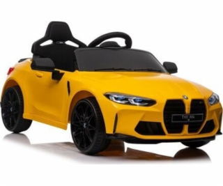 LeanToys Bateriové auto BMW M4 žluté
