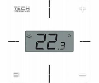 ML Bezdrátový mechanický pokojový termostat černý R-8X Te...