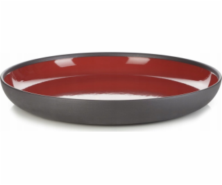 Pevný červený talíř 27 cm