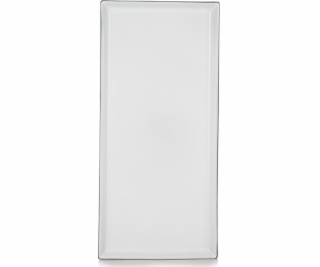 Obdélníkový talíř Equinoxe bílý 32x15 cm