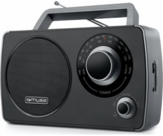 Muse Múza | Přenosné rádio | M-075 R | AUX vstup