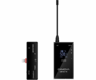 CKMOVA Bezdrátový mikrofon UM100 Kit5 na blesk