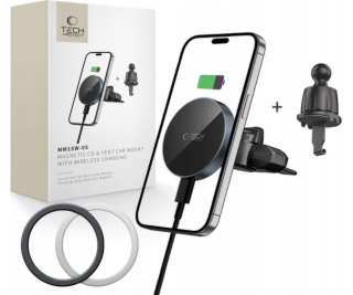 Tech-Protect Bezdrátová nabíječka MM15W-V5 s magnetickým ...