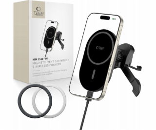 Tech-Protect Bezdrátová nabíječka MM15W-V6 s magnetickým ...