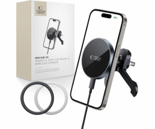 Tech-Protect Bezdrátová nabíječka MM15W-V5 s magnetickým ...