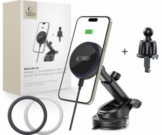 Tech-Protect Bezdrátová nabíječka MM15W-V4 s magnetickým ...