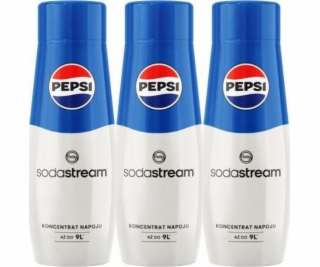 Sodastream 3 x Pepsi sirup 440 ml