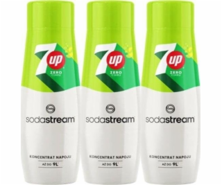 Sodastream 3 x 7Up Zero cukrový sirup 440 ml