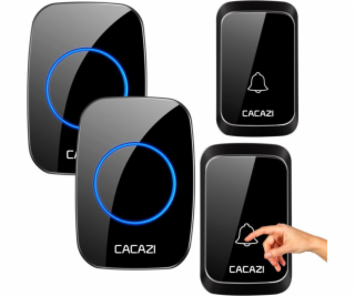 Lean Bezdrátový vodotěsný zvonek 25 melodií dva přijímače...