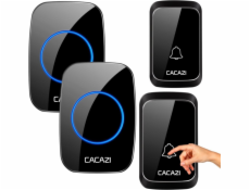 Lean Bezdrátový vodotěsný zvonek 25 melodií dva přijímače LEAN