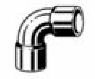 Viega koleno 90° 2-přírubové 54mm (109905)