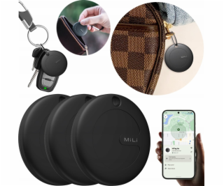 MiLi MiTag GPS lokátor pro Android, 3 díly pro: batoh, kl...