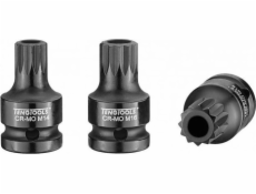 Teng Tools xZN drážkovaný rázový nástrčný klíč s rukojetí 1/2  16 mm Teng Tools