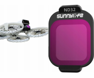 SunnyLife Celošedý filtr ND32 NDx32 pro dron DJI FLIP, po...