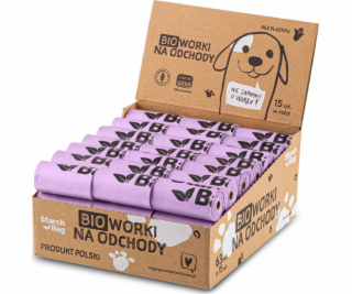 STARCHBAG Kompostovatelné BIO sáčky na exkrementy 63 rolí...