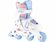 Nils Extreme NJ1190 rekreační nastavitelné kolečkové brusle bílé vel. 30-33