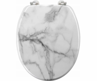 WC sedátko MDF, 37,5 x 47 cm, MARBRE