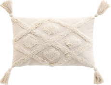 Douceur d`Interieur Třásňový polštář s všívaným vzorem, 30 x 50 cm, INCA