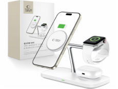 Tech-Protect BEZDRÁTOVÁ NABÍJEČKA QI15W-A45 3V1 MAGNETICKÁ MAGSAFE BEZDRÁTOVÁ BÍLÁ standard