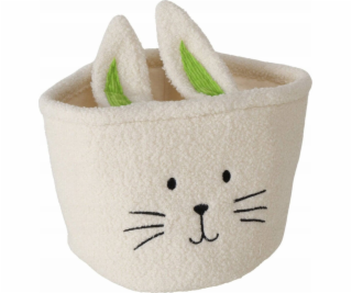 Boltze Textilní košík NIKKEL na drobnosti s motivem králíka