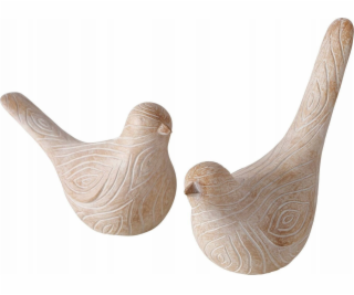 Boltze KARIMO polyresinové figurky ptáčků, 2 ks.