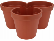 Home Styling Collection Květináč na tři květiny, O 44 x 20 cm