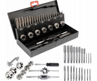 Bituxx Sada závitníků a závitnic, 32 dílů. (M3-M12) kovov...