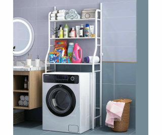 Police do pračky s háčky, 65 x 25 x 155 cm