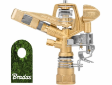 Bradas mosazný pulzní zavlažovač otočný nastavitelný sektor 360 GW3/4 35m (0154)