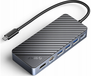 M.2 Disk Bay s HUB 8v1 vstup: USB-C / výstup: 1x USB-A 3....