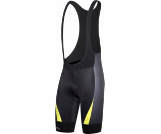 Shiver Bibshorts černé # žluté fluo - M