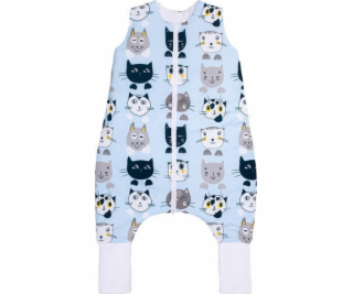 PULP BAMBOO Spací pytel s nožičkami 0,5 TOG LIGHT - MODRÉ...