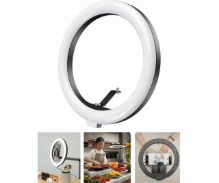 Telesin LED kruhové světlo 10/26 cm/Vlog 12w na stativ 1/...