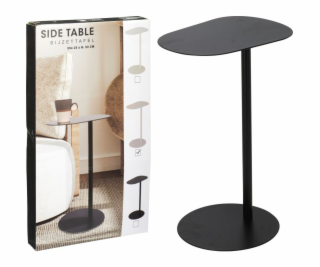 Černý odkládací stolek kovový 35 x 53 cm KO-HZ1234230