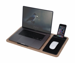 Stojan na notebook s polštářem hnědá KO-170488370