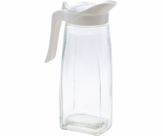 Skleněná konvice na čaj i vodu 1,5 l bílá KO-024001980bila