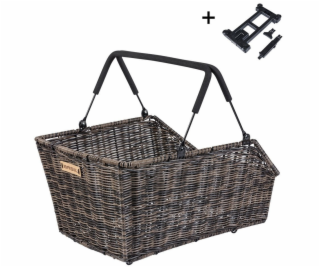 BASIL CENTO RATTAN LOOK MIK zadní nosičový koš, systém MI...
