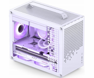 Jonsplus Z20 Micro-ATX Gehäuse, mit Tragegriff - weiß