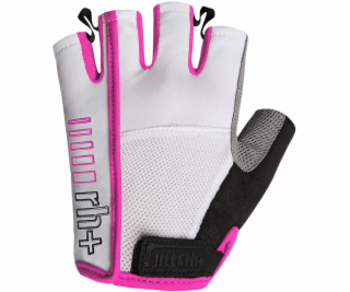 RH+ Cyklistické rukavice One W Glove bílo-růžové (ECX9059)