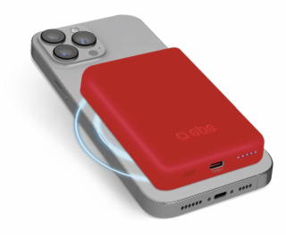 SBS TEBB5000MAG1CR Power Bank Lithium Polymer (LiPo) 5000...