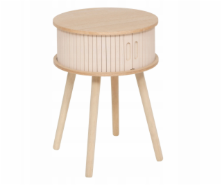 Noční stolek NYSOS se 2 dvířky, O 40 cm