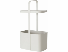 Boltze Kovový odkládací stolek s věšákem na noviny SELENA, výška 65 cm