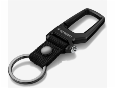 Spigen Karabina s klíčenkou, 1 balení, černá
