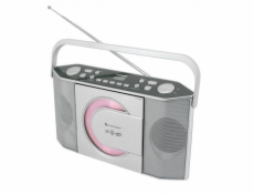 BOOMBOX SOUNDMASTER RCD1755SI FM-PLL, CD/CD-R/RW/MP3, VERTIKÁLNÍ PŘEHRÁVAČ CD