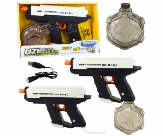 LeanToys Elektrická vodní pistole automatická 10m černá b...