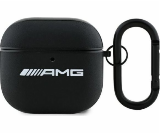 Mercedes Kryt AMG AMA4SLWK pro AirPods 4, černá/černá kůž...