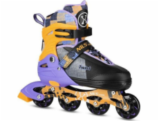 Nils Extreme NA13810 rekreační nastavitelné fialové kolečkové brusle velikost 35-38