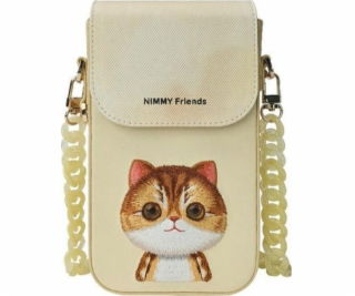 Dell Kabelka na telefon Nimmy khaki Big Eyed Pet 2.0 Cat