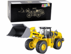 Kovová konstrukce rypadlo-nakladač Huina žlutá 1:50